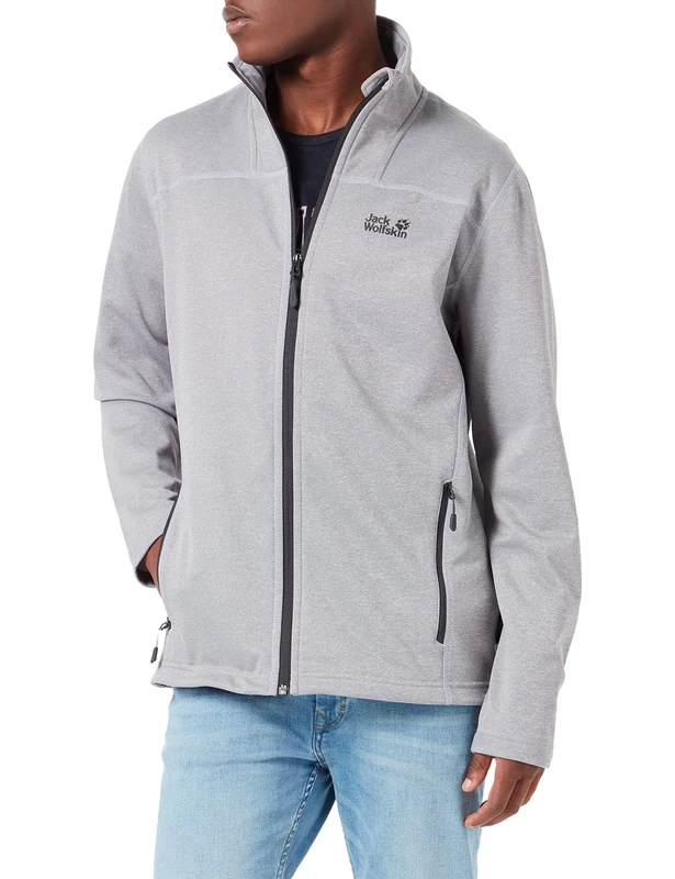 Jack Wolfskin Men's Standard Horizon Jacket, Alloy, S