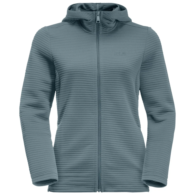 Jack Wolfskin Standard Modesto Hooded JKT Women, Teal Grey, L
