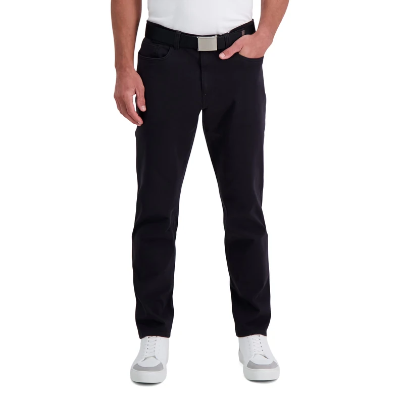 Haggar Men's The Active Series City Flex Slim Fit Straight Trousers Pant Regular and Big Tall Sizes - Image 1