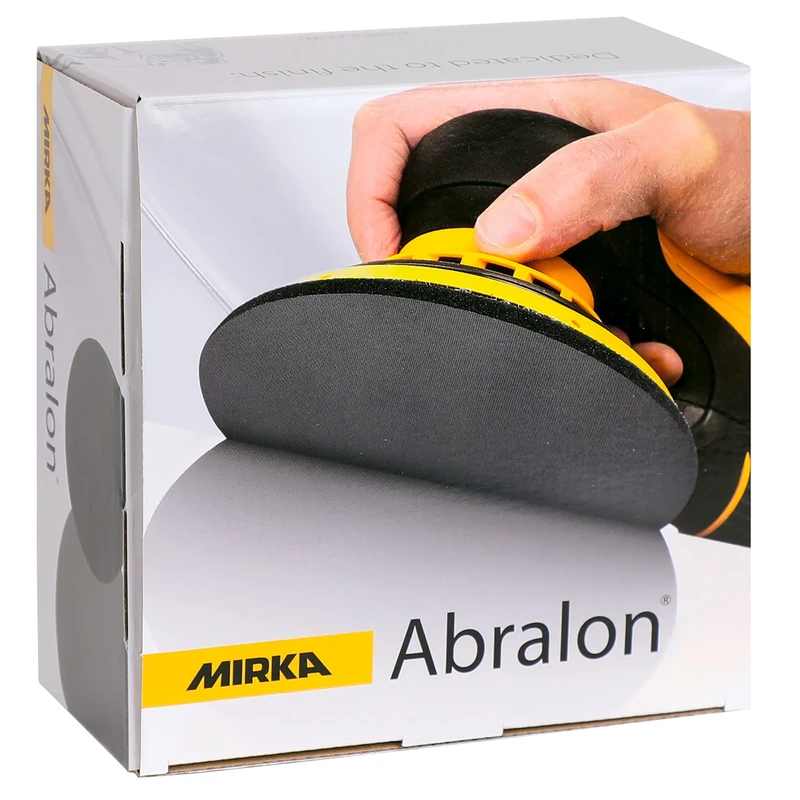 Mirka Abralon Sanding Discs/Polishing Discs Ø 125mm / Hook & loop / 360 grit / 20 pack/for grinding and polishing lacquer, wood, plastic