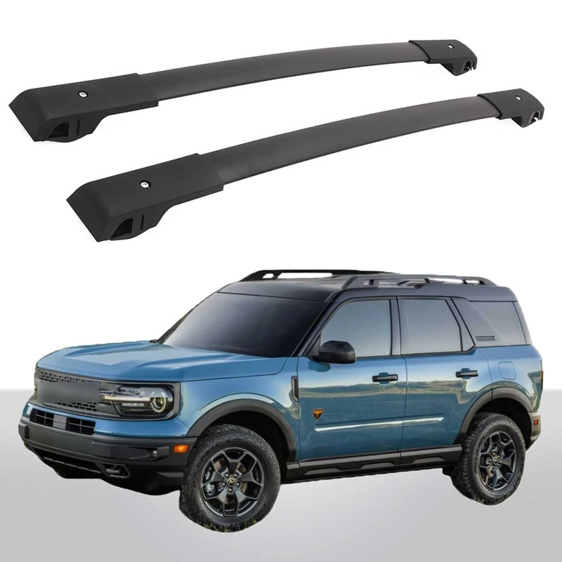 EZREXPM Cross Bars Roof Rack Fit for Ford Bronco Sport Base & Big Bend & Outer Banks 2020 2021 2022 Crossbar Luggage Cargo Carrier (Don't FIT for Badlands & First Edition)