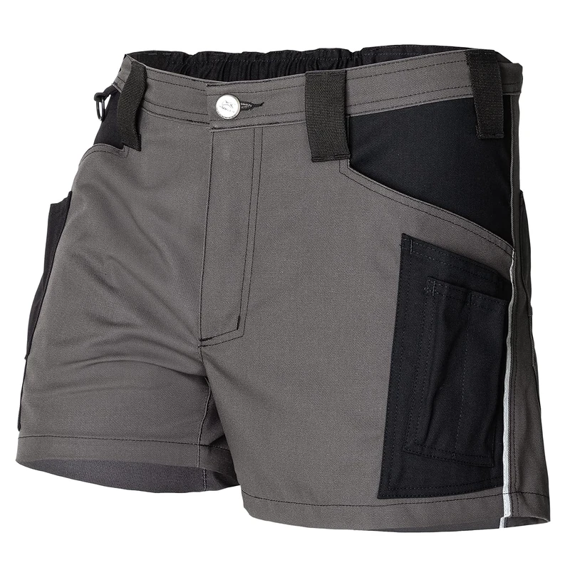 KÜBLER Workwear Men's Bermuda Shorts, Anthracite/Black, 50