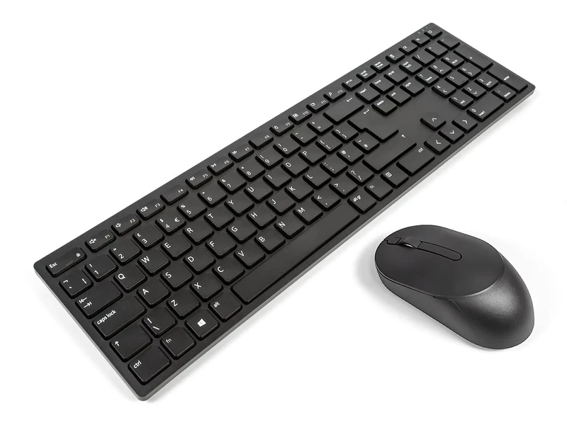 Dell Pro KM5221W - Keyboard and Mouse Set - Wireless - QWERTY - UK - Black - for Latitude 33XX 2-in-1, Precision Mobile Workstation 5750, 77XX, Vostro 35XX, 36XX