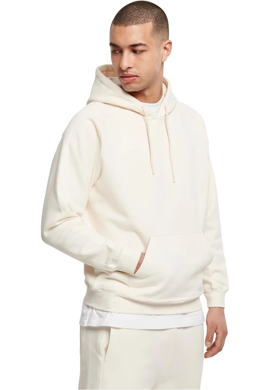 Urban Classics Men's Blank Hoody Jumper, Whitesand, XXL