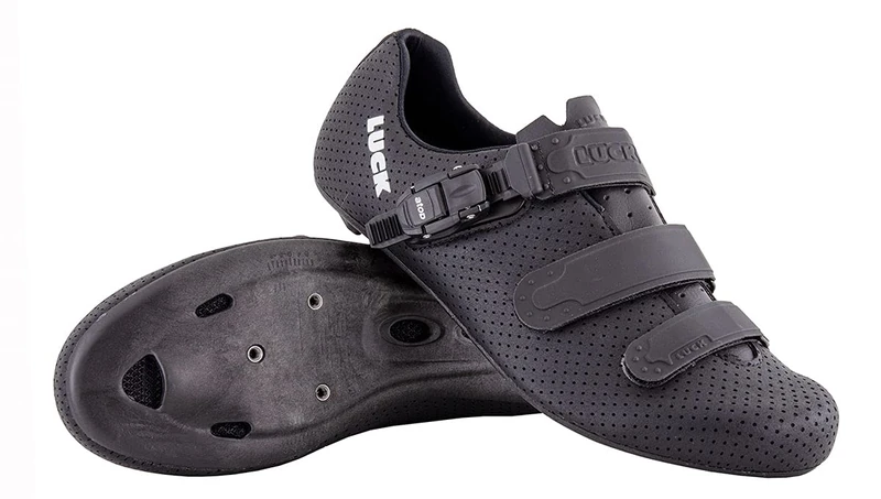 LUCK Unisex calipso Road Cycling Shoes, Black, 4 UK
