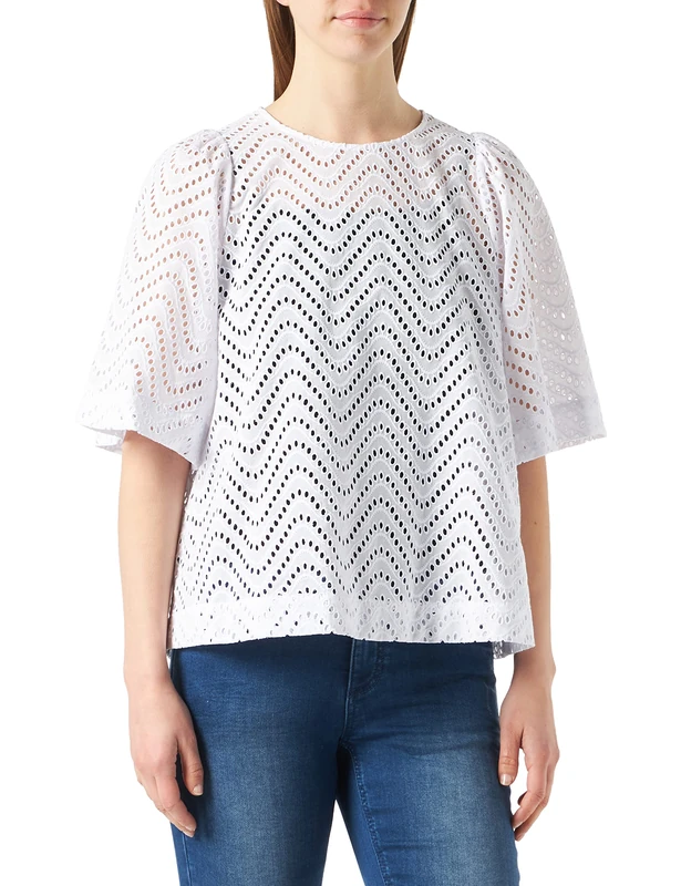 Seidensticker Women's 133071-01 Blouse, Egret, 42