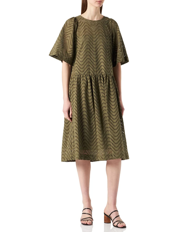 Seidensticker Women's 133072-76 Dress, Grün, 38