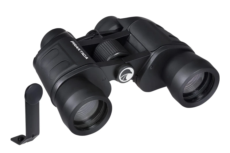Praktica Falcon 8x40mm Porro Prism Binoculars & Tripod Adapter