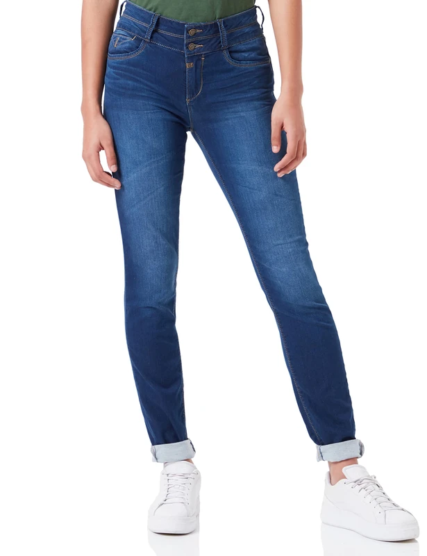 Timezone Women's Slim EnyaTZ womenshape, Intense Blue wash, 30/32
