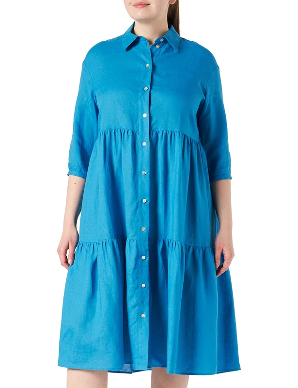 Seidensticker Women's 133183-14 Dress, Blau, 42