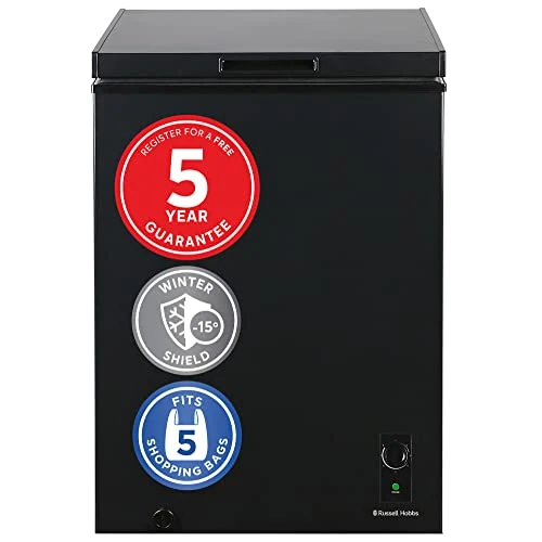 Russell Hobbs RH99CF1001B 99L Chest Freezer - 5 Year Guarantee