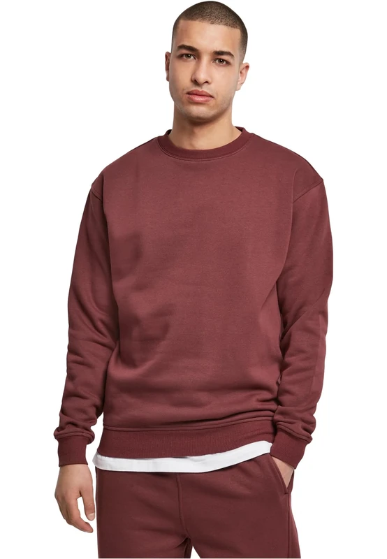 Urban Classics Mens Tb014e Sweatshirt, Cherry, L UK