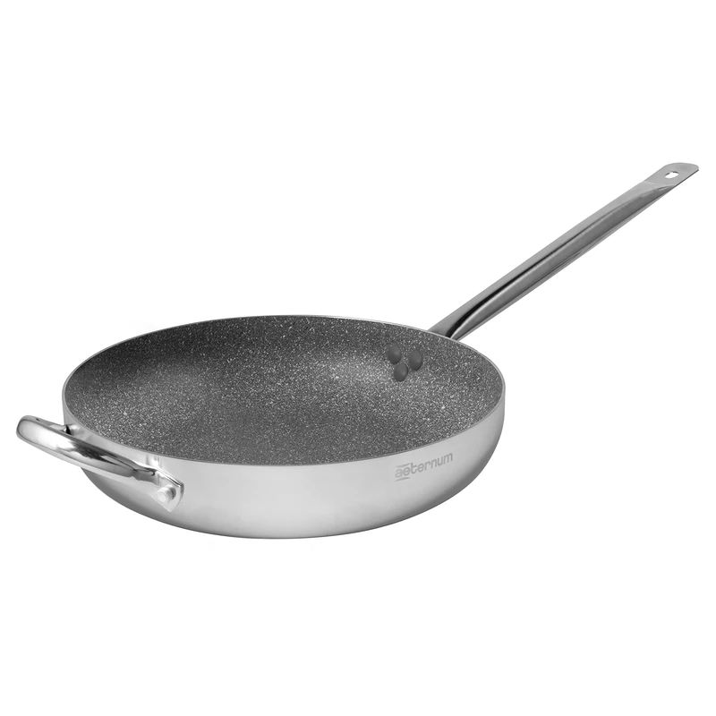 Aeternum, Large Family Large Non Stick Pan Induction Diameter 40cm Aluminium Silver - Image 1
