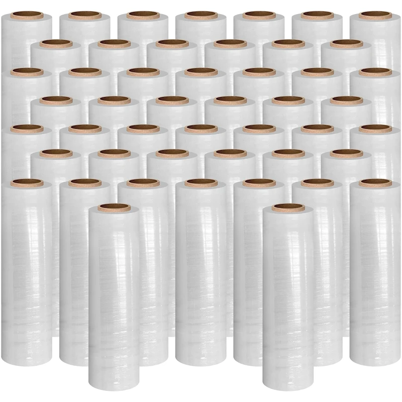 Heavy Duty Strong Pallet/Stretch/Shrink Wrap Packaging Cling Film 17mu - 400mm x 250m 48 Cling Wrap Clear
