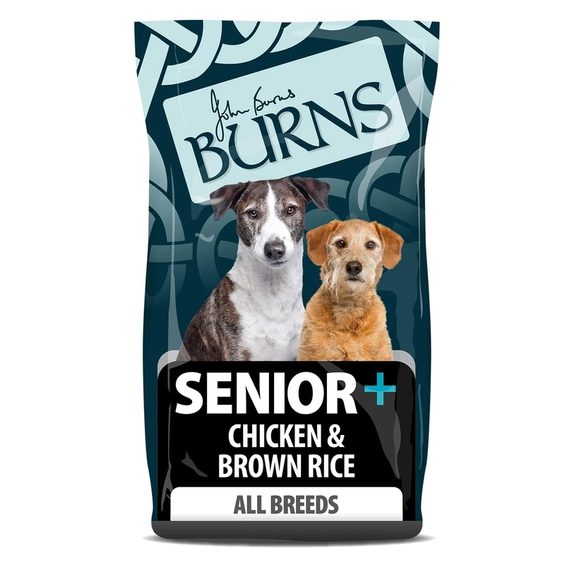 Burns Natural Nutrition Senior + Complete Dry Dog Food Chicken & Brown Rice 12kg