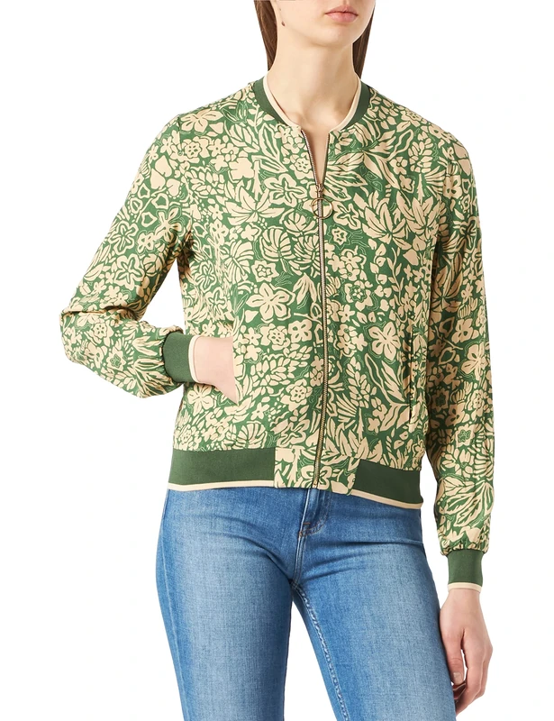 Naf Naf Women's Manteau KOASIS, Oasis VERT, S