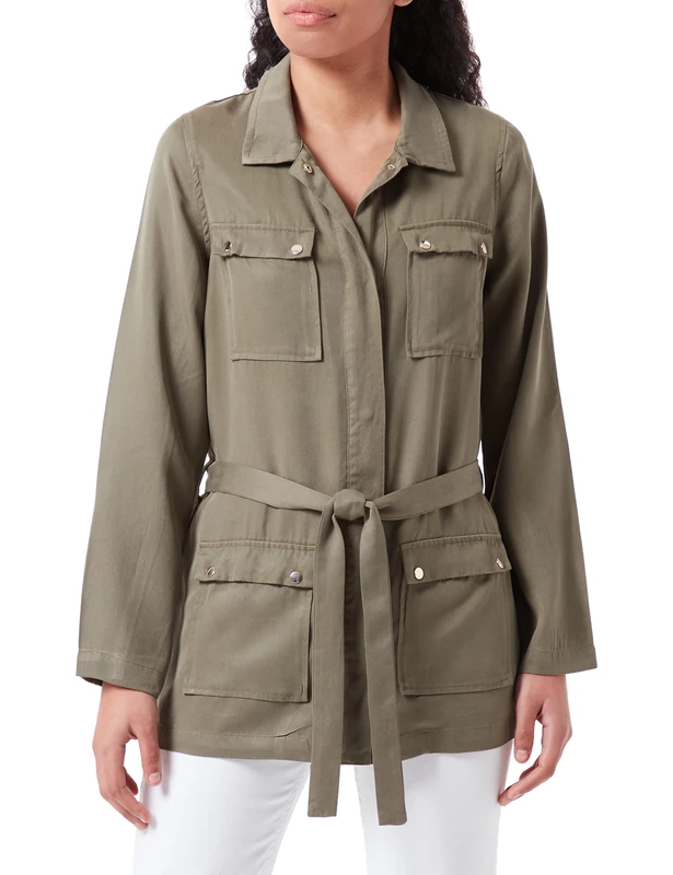 Naf Naf Women's Manteau BUDUNE, Marais Light, 36