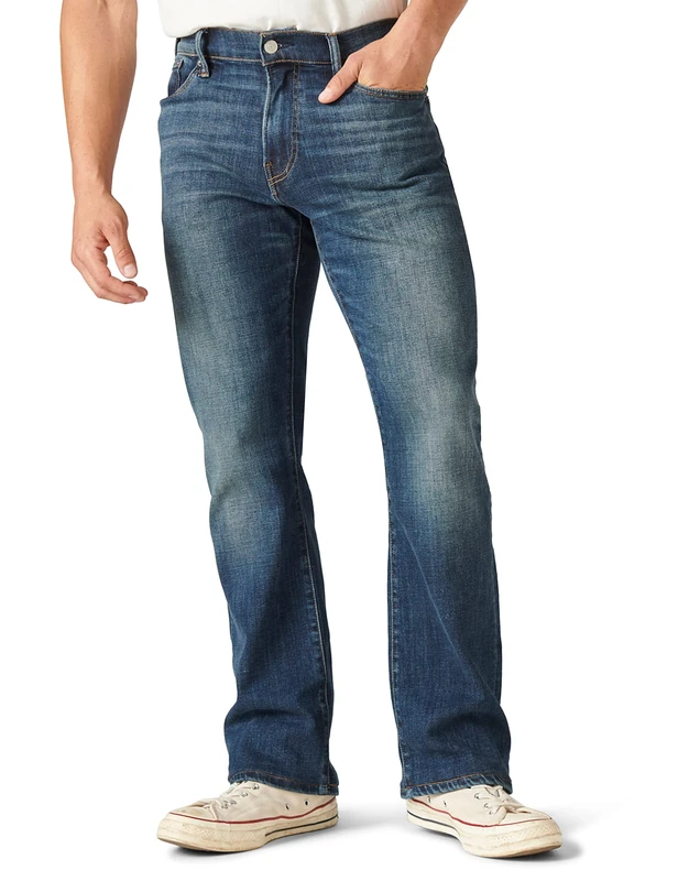 Lucky Brand Men's Easy Rider Bootcut Coolmax Stretch Jean, Brigden, 32