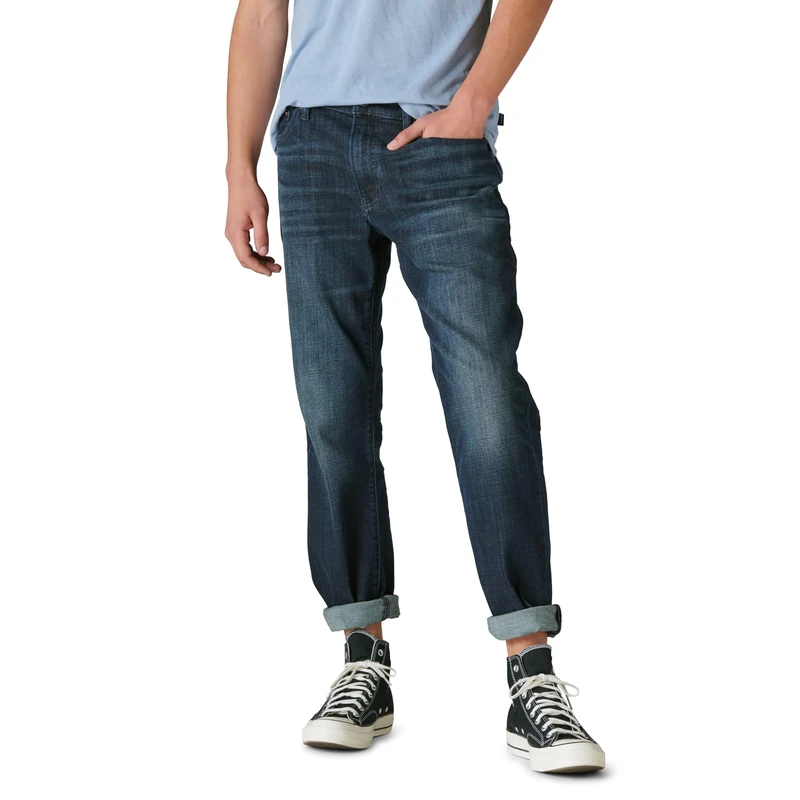Lucky Brand Men's 363 Vintage Straight Coolmax Stretch Jean, Huron, 34