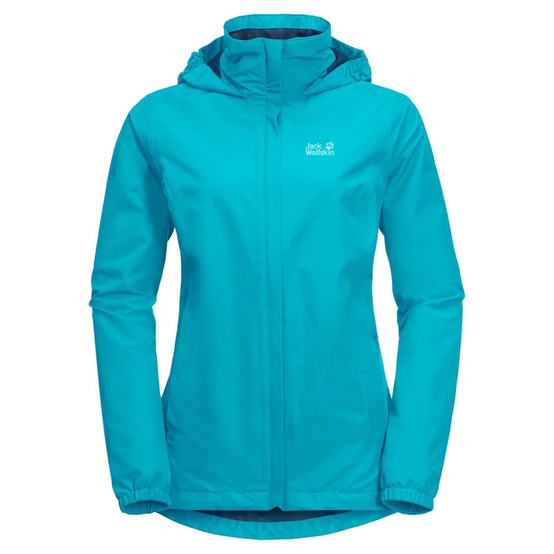 Jack Wolfskin Women's Standard Stormy Point Jacket W, Dark Aqua, L