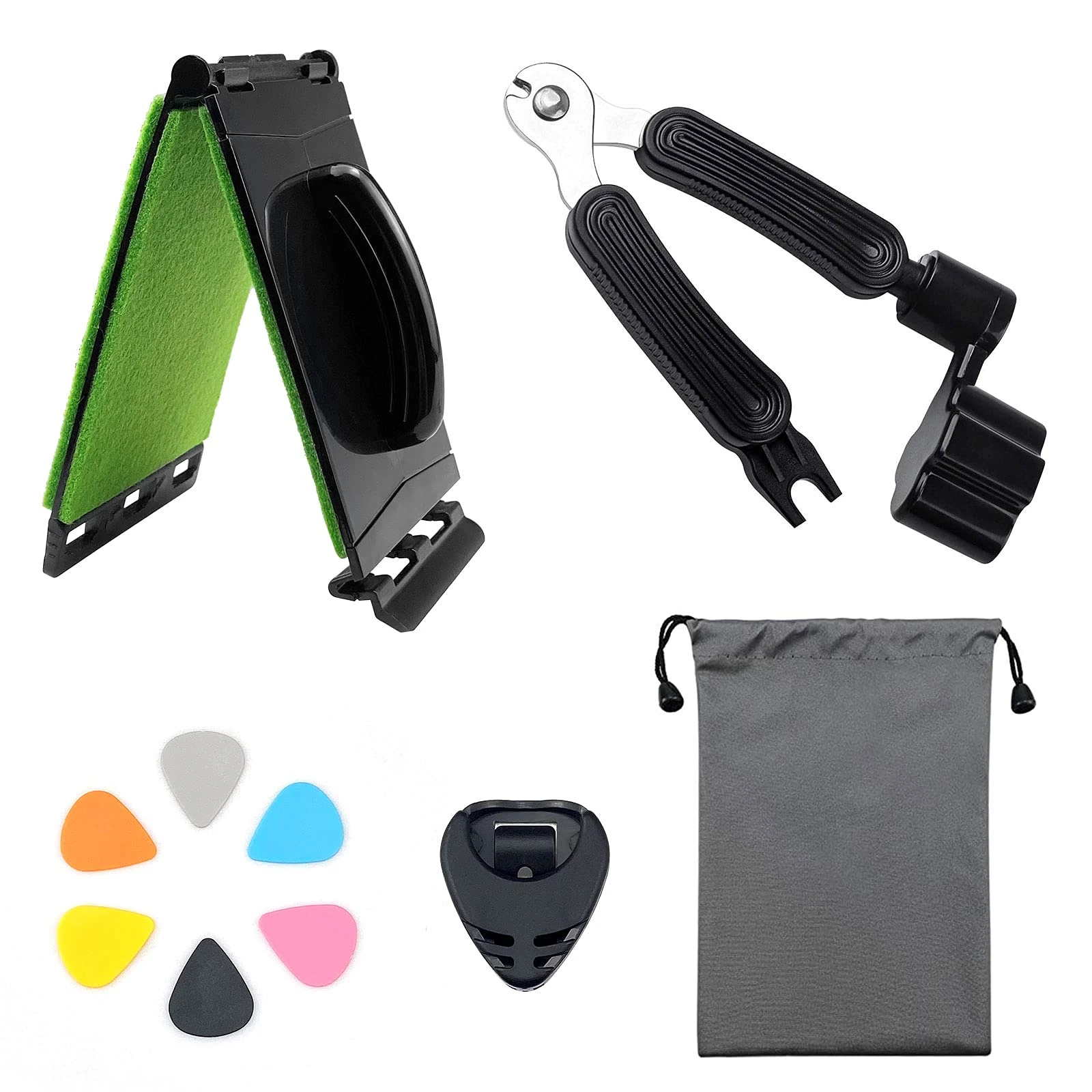 10 Pcs Guitar String Cleaner, Guitar Cleaning Tool, Instrument String Cleaner, Guitar Fretboard String Scrubber Cleaning Cloth, Maintaining Tool for Guitar Bass Ukulele