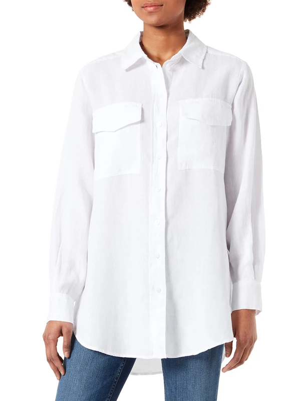 PART TWO Womens NavaPW SH Shirt, Bright White Shirt, Bright White, 38 - Image 1