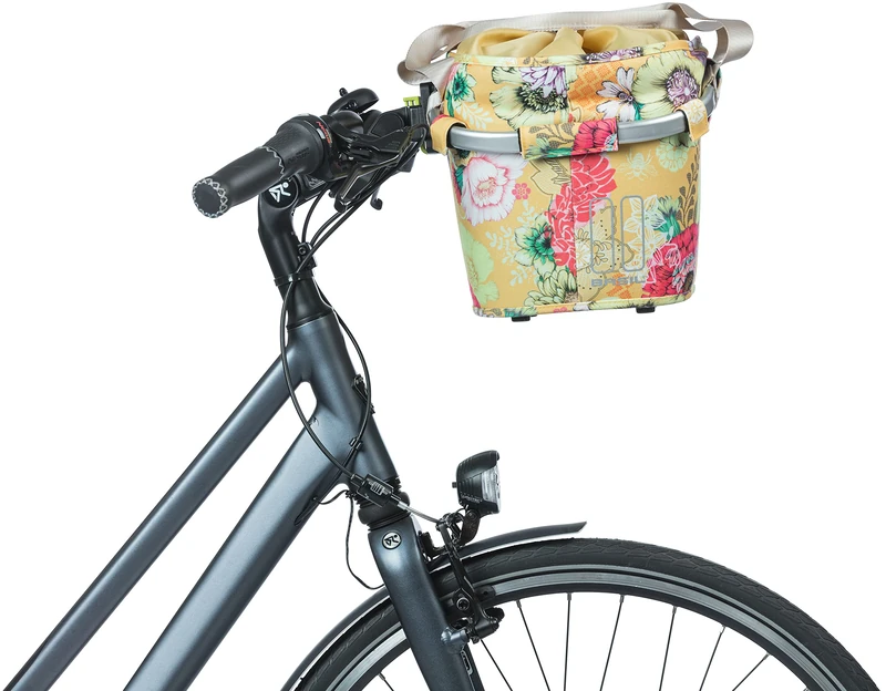 Basil B.V. Unisex Adult Bloom Field Pannier Rack Bags, Honey Yellow, 255 x 163 mm