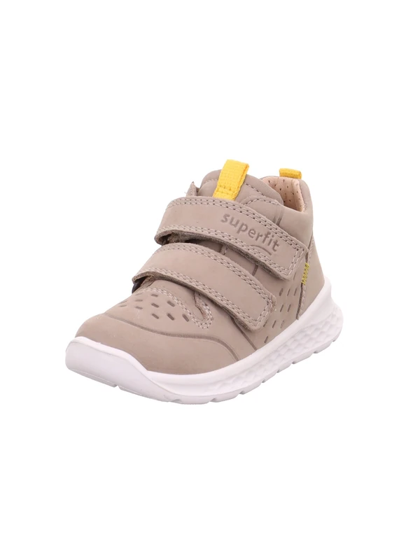 Superfit Unisex Kids Breeze Sneakers, Beige/Yellow , 8.5 UK Child