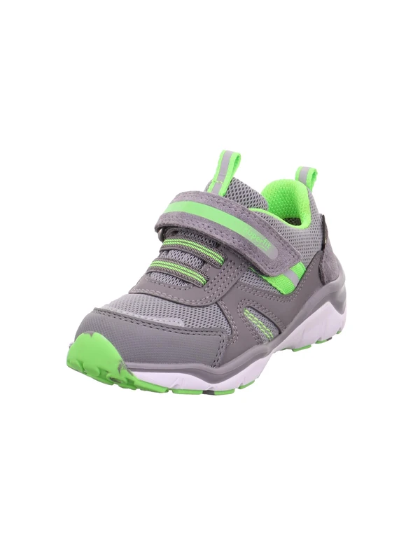 Superfit Sport5 Trainer, Light Grey/Light Green 2500, 10 UK Child