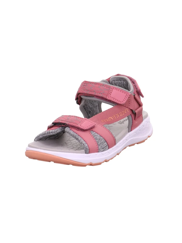 Superfit Criss Cross Sandal, Pink/Orange 5500, 7.5 UK