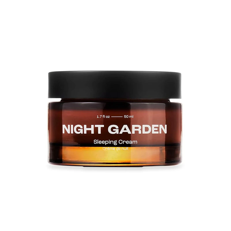Plant Apothecary Night Garden Sleeping Cream with Niacinamide and Squalene - Retain Skin Moisture - Rejuvenating & Revitalizing Skin Care Moisturizers for Men and Women - 50 ml