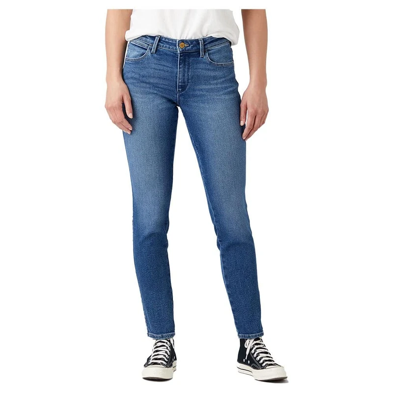 Wrangler Women's Skinny Jeans, Airblue, 40W / 32L - Image 1