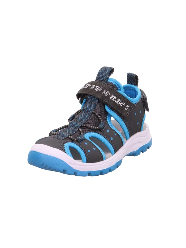 Superfit Tornado Sandal, Grey/Light Blue 2000, 4.5 UK