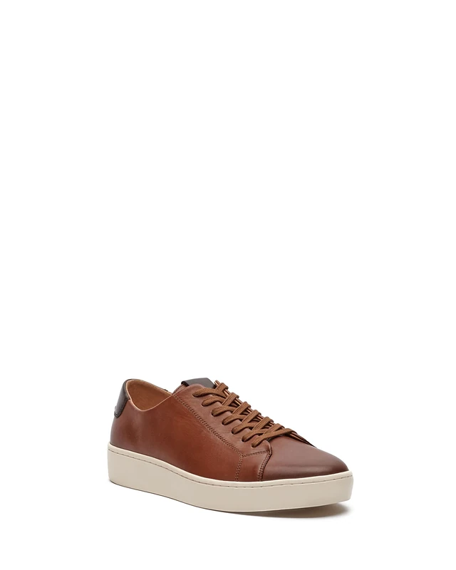 Vince Camuto Men's Hallman Casual Sneaker, Cognac, - Image 1
