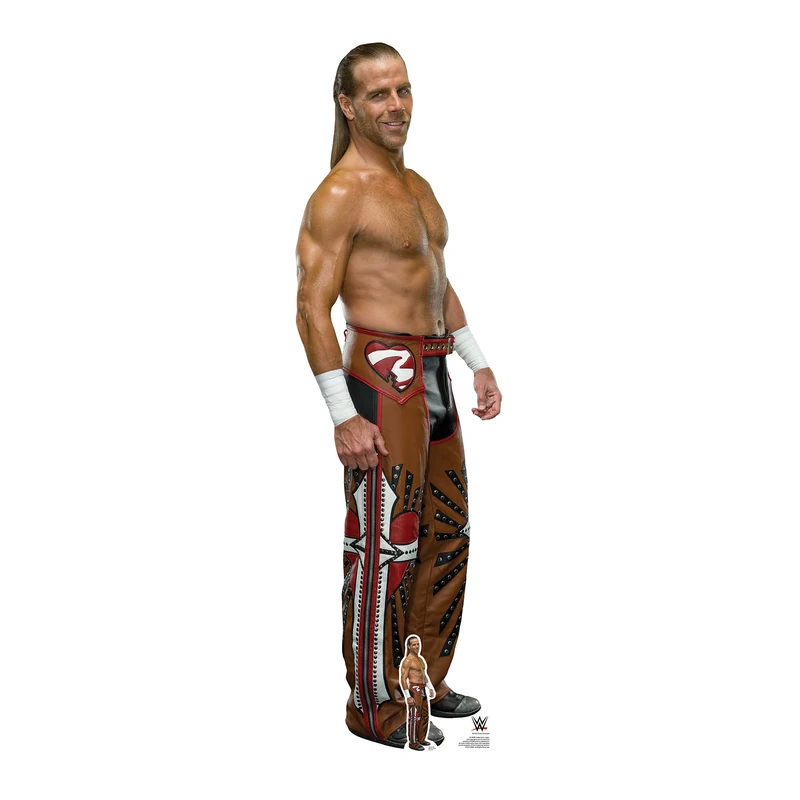 Star Cutouts SC1667 WWE Shawn Michaels Ultimate Edition Lifesize Cardboard Cutout – Wrestling Legend Display, Party Decoration & Collector Gift