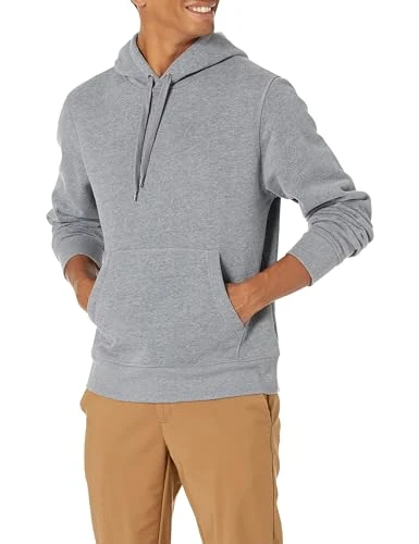 Amazon Essentials Men's Pullover Sweatshirt Hoodie, Big & Tall Options Available