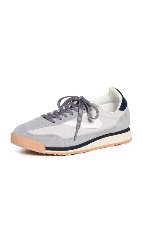 TRETORN Women's Rawlins Casual Lace Up Fashion Trainers, Grey White, 5.5 UK