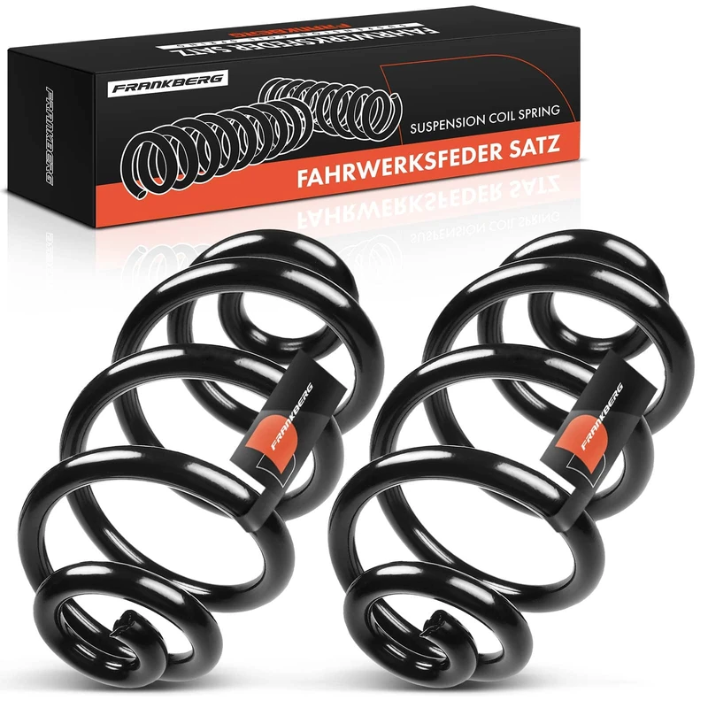 Frankberg 2x Coil Spring Rear axle Compatible with 3 Series E46 Convertible 2000-2005 3 Series Touring E46 Estate car 1999-2005 Replace# 33536750756 - Image 1