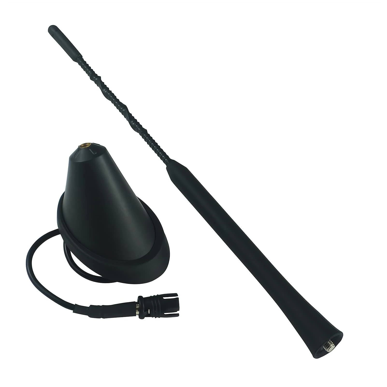 FanPaYY A282 Car Antenna 18cm Raku Radio Aerial Roof Radio Antenna for V-W Golf 4 5 6 7 Pa-ssat Lupo Polo 6R Au-di A6 Opel Corsa Astra Ford Focus Seat Sko-da