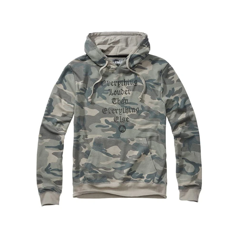 Brandit Motörhead Sweat Hoody, color: grey camo, size: XL