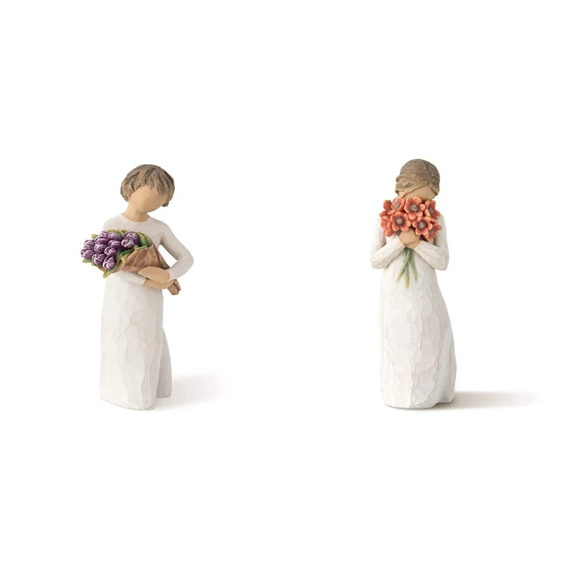 Willow Tree Surprise Figurine & Surrounded by Love Figurine
