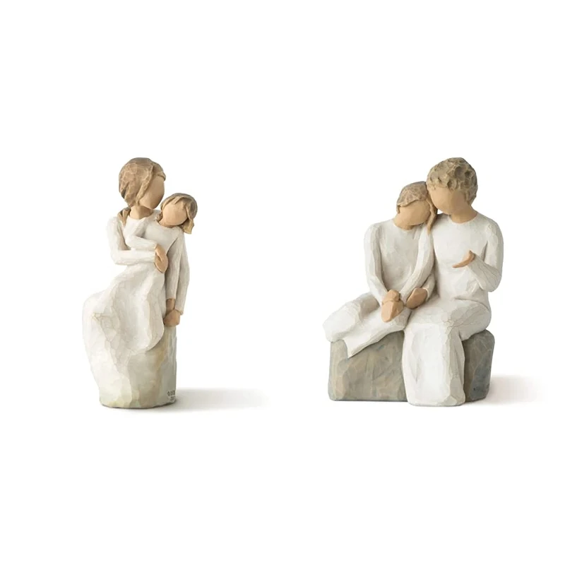 Willow Tree Mother Daughter Figurine & with My Grandmother Figurine