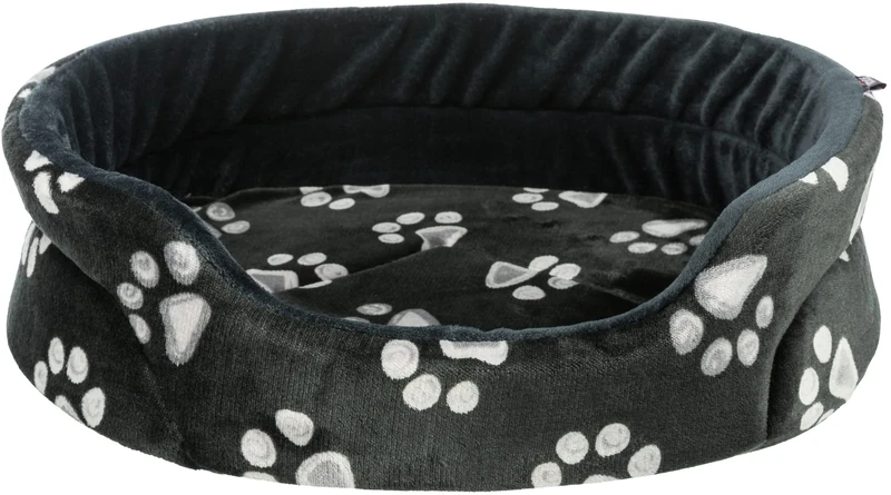 Jimmy Bed, Oval, 95 × 85 cm, Black