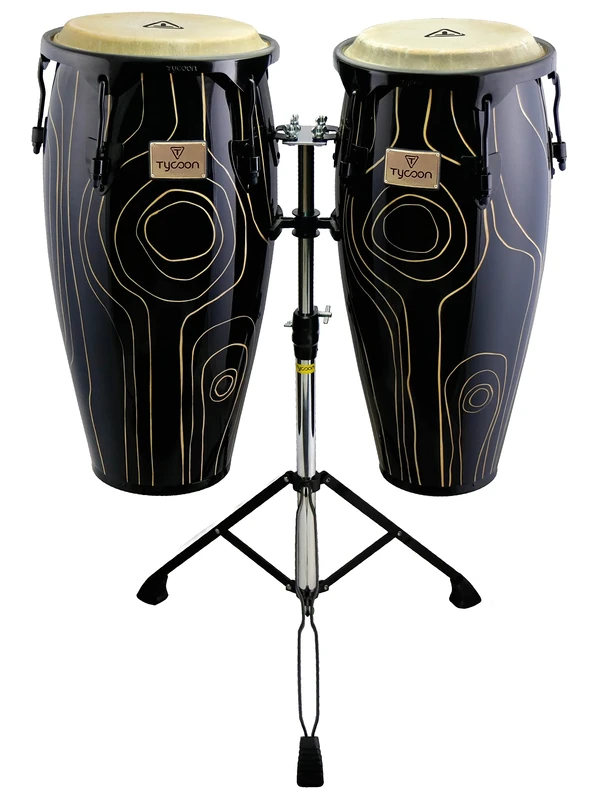 Tycoon Percussion - SUPREMO SELECT CYCLONE SERIES CONGAS (10" & 11") including Stand
