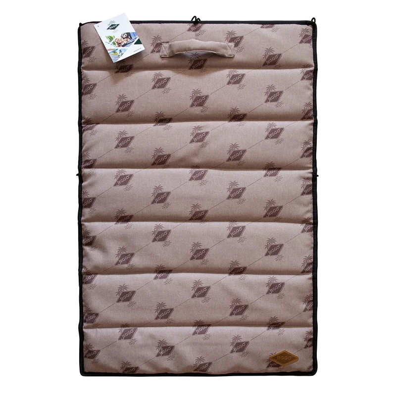 JEGGO Cannes Dog Mat, Compact and Rollable Sleeping Mat with Carry Handle, for Dog and Family, Ideal for Travel, Water-Repellent on One Side, Made in EU - Image 1