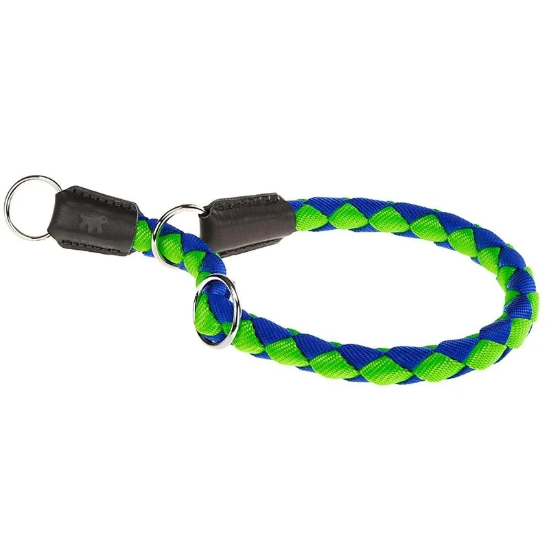 Semi-choker collar for dogs TWIST CS18/60, in Braided Nylon, Adjustable and Resistant