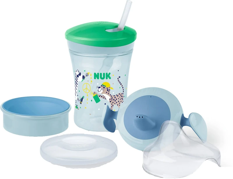 NUK 3-in-1 Learning to Drink Set - Trainer, Magic & Action Cups 230ml