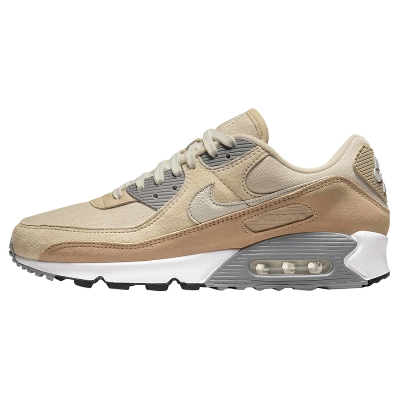 Nike Men's Air Max 90 PRM Sneaker, Hemp/Summit White, 3