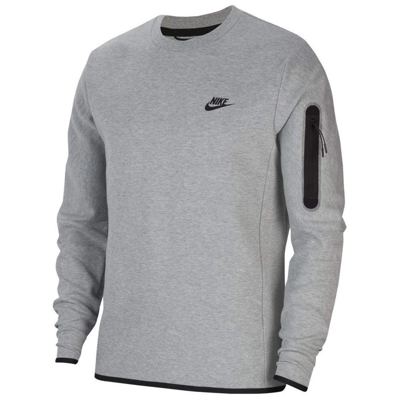 Nike Men's M NSW TCH FLC CRW Sweatshirt, dk Grey Heather/(Black), 4XL-T