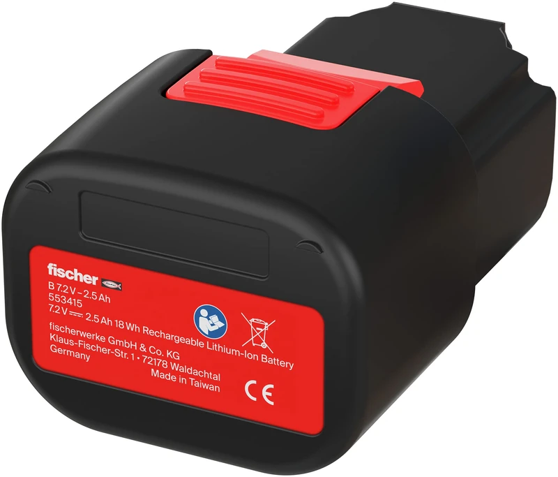 fischer Lithium-Ion Battery B 7.2 V